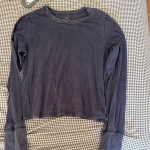 Aerie blue Long Sleeve Shirt size L